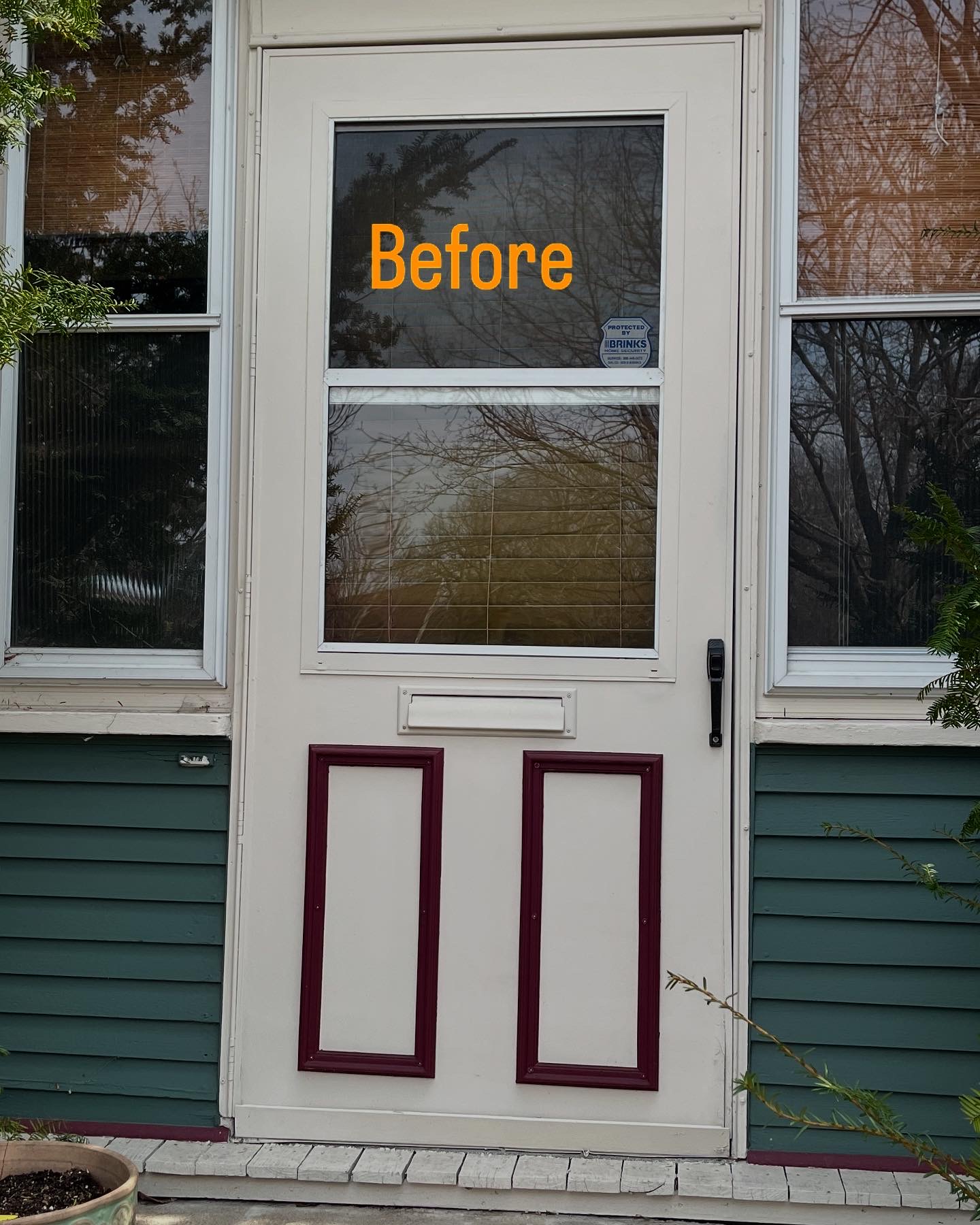 Door replacement before